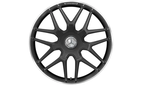Колесный диск AMG 11,5J×21 ET30 для Mercedes-Benz AMG GT 290, задняя ось, черный, матовый, перекрестные спицы — фото 4