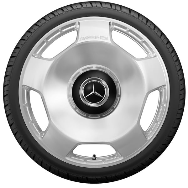 Колесный диск AMG 10J×21 ET30 для Mercedes-Benz AMG GT 290, передняя ось, серебристый, с алмазной проточкой — фото 3