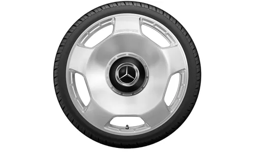 Колесный диск AMG 10J×21 ET30 для Mercedes-Benz AMG GT 290, передняя ось, серебристый, с алмазной проточкой — фото 3
