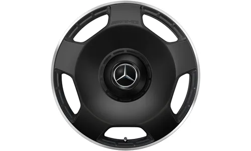Колесный диск AMG 10J×21 ET30 для Mercedes-Benz AMG GT 290, передняя ось, черный, матовый, 5 декоративных отверстий — фото 3