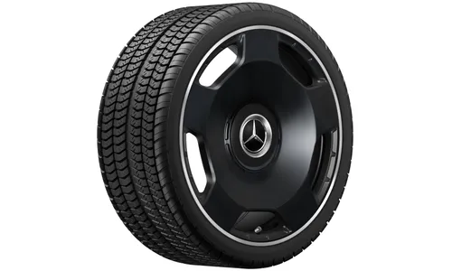 Колесный диск AMG 10J×21 ET30 для Mercedes-Benz AMG GT 290, передняя ось, черный, матовый, 5 декоративных отверстий — фото 5