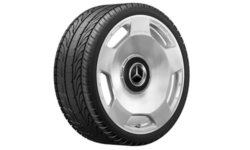 Колесный диск AMG 11,5J×21 ET30 для Mercedes-Benz AMG GT 290, задняя ось, серебристый, 5 декоративных отверстий — фото 2