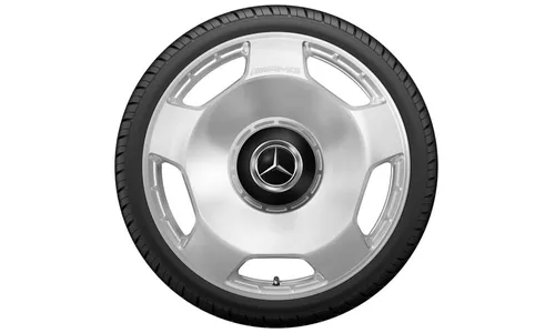 Колесный диск AMG 11,5J×21 ET30 для Mercedes-Benz AMG GT 290, задняя ось, серебристый, 5 декоративных отверстий — фото 3