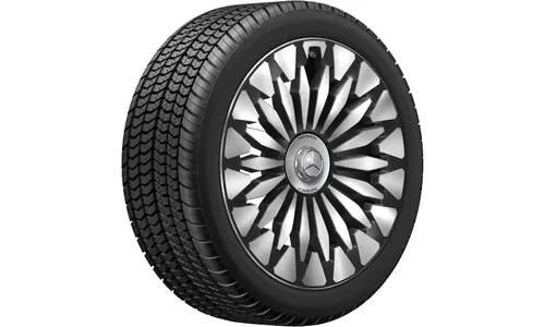 Колесный диск Maybach 9,5J×21 ET27,6 для Mercedes-Maybach Mercedes-Maybach EQS SUV (серия Z296): Passend für die aktuelle Generation ab Markteinf, передняя и задняя оси, черный, с алмазной проточкой, многоспицевый — фото 3