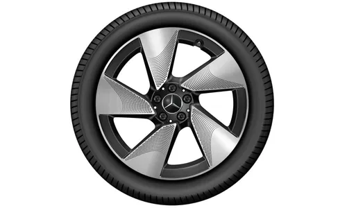 Колесный диск 8,5J×20 ET33 для Mercedes-Benz EQS 297, передняя и задняя оси, черный — фото 3
