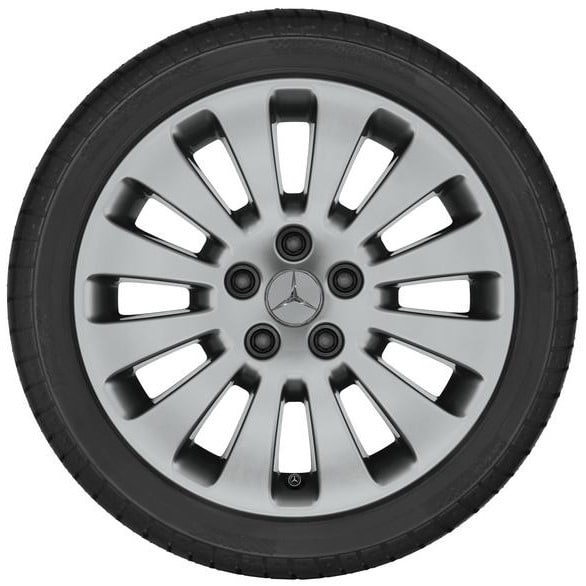 Колесный диск 6,5J×16 ET44 для Mercedes-Benz CITAN 415, передняя и задняя оси, серый, 5 спиц — фото 1