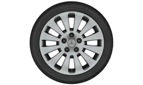 Колесный диск 6,5J×16 ET44 для Mercedes-Benz CITAN 415, передняя и задняя оси, серый, 5 спиц — фото 1