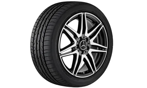 Колесный диск 8J×19 ET52 для Mercedes-Benz EQV-Class/V-Class / Vito 447, передняя и задняя оси, чёрный — фото 1