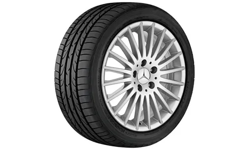 Колесный диск 7J×17 ET51 для Mercedes-Benz EQV 447 / V-Class 447, передняя и задняя оси, серебристый Vanadium Silver — фото 1