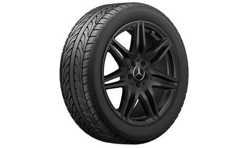 Колесный диск AMG 8J×19 ET52 для Mercedes-Benz EQV 447 / V-Class 447, передняя и задняя оси, черный, глянцевый — фото 2