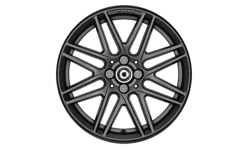 Колесный диск BRABUS Monoblock IX 6J×17 ET39 для smart 453, передняя ось, серый, матовый — фото 1