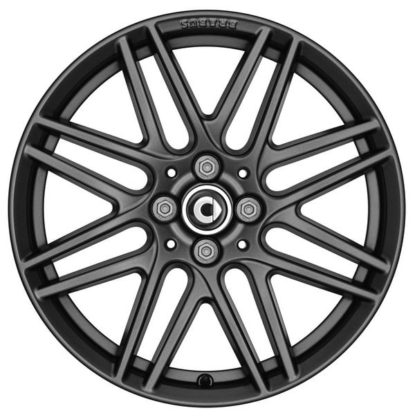 Колесный диск BRABUS Monoblock IX 7J×17 ET43 для smart 453, задняя ось, серый, матовый — фото 1