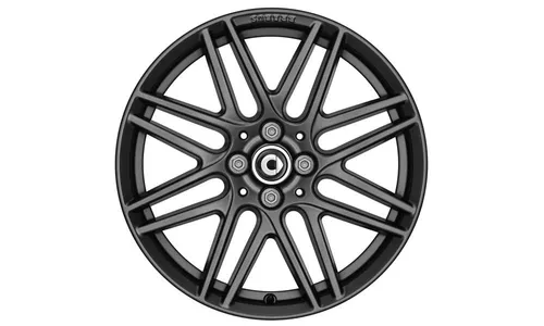 Колесный диск BRABUS Monoblock IX 7J×17 ET43 для smart 453, задняя ось, серый, матовый — фото 1