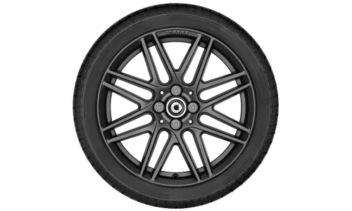 Колесный диск BRABUS Monoblock IX 7J×17 ET43 для smart 453, задняя ось, серый, матовый — фото 3