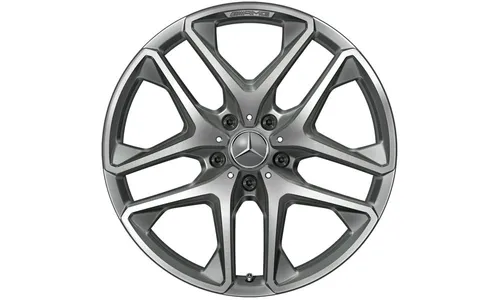 Колесный диск AMG 10J×21 ET33 для Mercedes-Benz G-Class 463, передняя и задняя оси, титаново-серый — фото 1