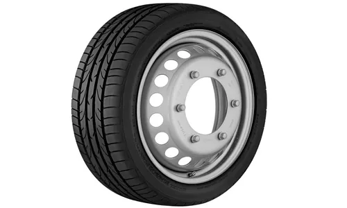 Колесный диск 5,5J×16 ET117 для Mercedes-Benz Sprinter 907/906, передняя и задняя оси, серебристый — фото 1