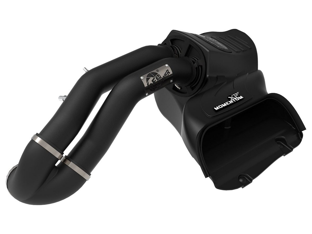 Система холодного впуска Momentum XP, с фильтром Pro DRY S, чёрное исполнение для Ford F-150 2015–2020 V8-5.0L, AFE Power — фото 4