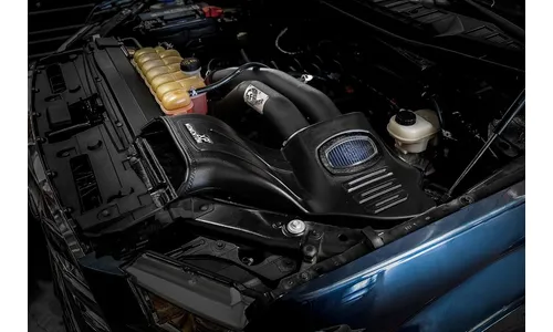 Система холодного впуска Momentum XP, с фильтром Pro 5R, чёрное исполнение для Ford F-150 2015–2020 V8-5.0L, AFE Power — фото 4