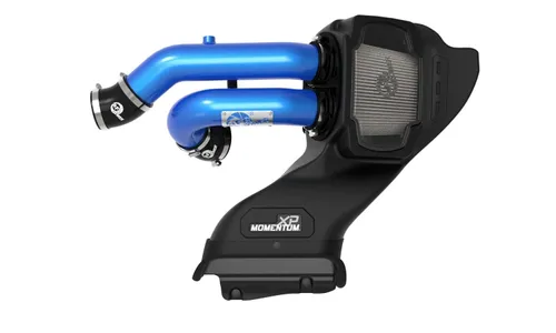 Система холодного впуска Momentum XP, с фильтром Pro DRY S, синяя для Ford F-150 Raptor 2021–2026 V6-3.5L (tt), AFE Power — фото 6