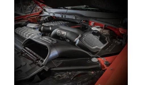 Система холодного впуска Momentum XP, с фильтром Pro DRY S, чёрное исполнение для Ford F-150 Raptor 2021–2026 V6-3.5L (tt), AFE Power — фото 3