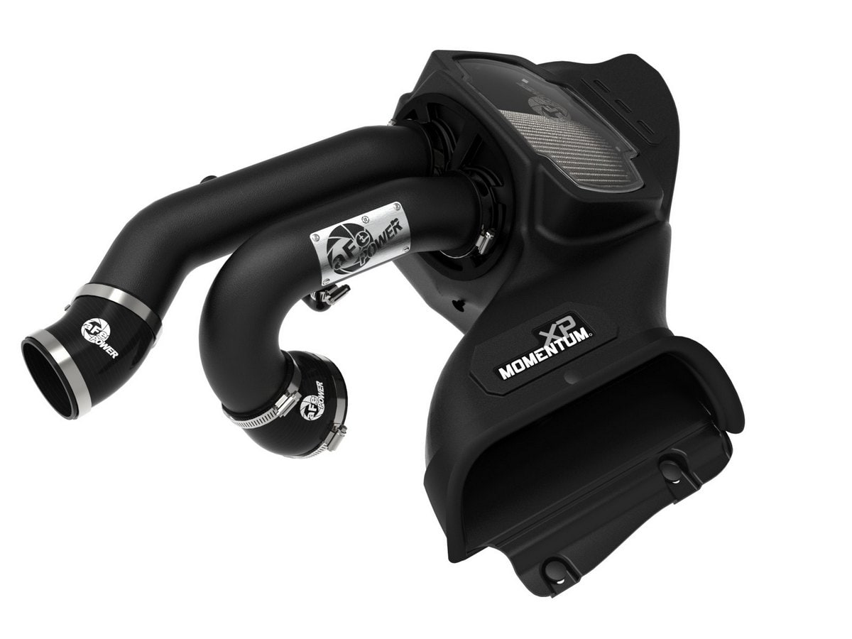 Система холодного впуска Momentum XP, с фильтром Pro DRY S, чёрное исполнение для Ford F-150 Raptor 2021–2026 V6-3.5L (tt), AFE Power — фото 4