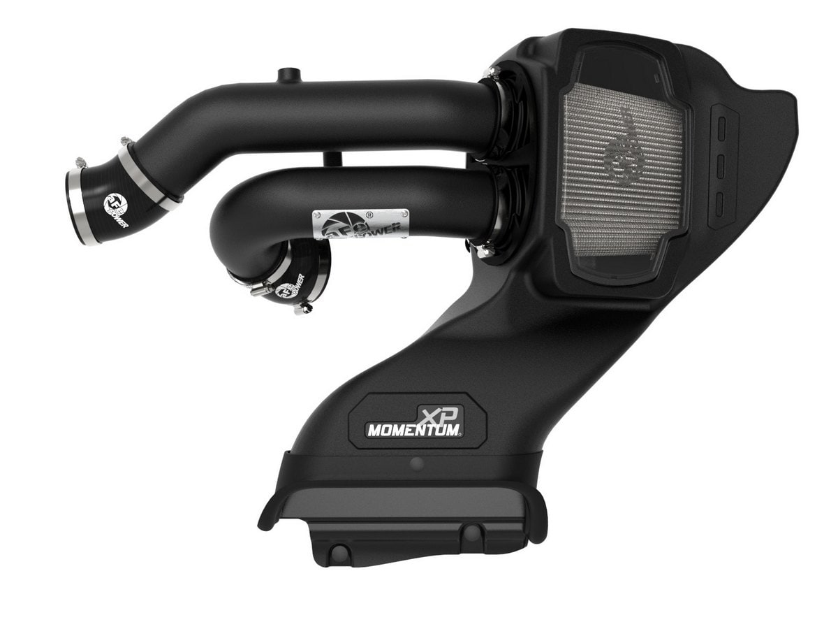 Система холодного впуска Momentum XP, с фильтром Pro DRY S, чёрное исполнение для Ford F-150 Raptor 2021–2026 V6-3.5L (tt), AFE Power — фото 6