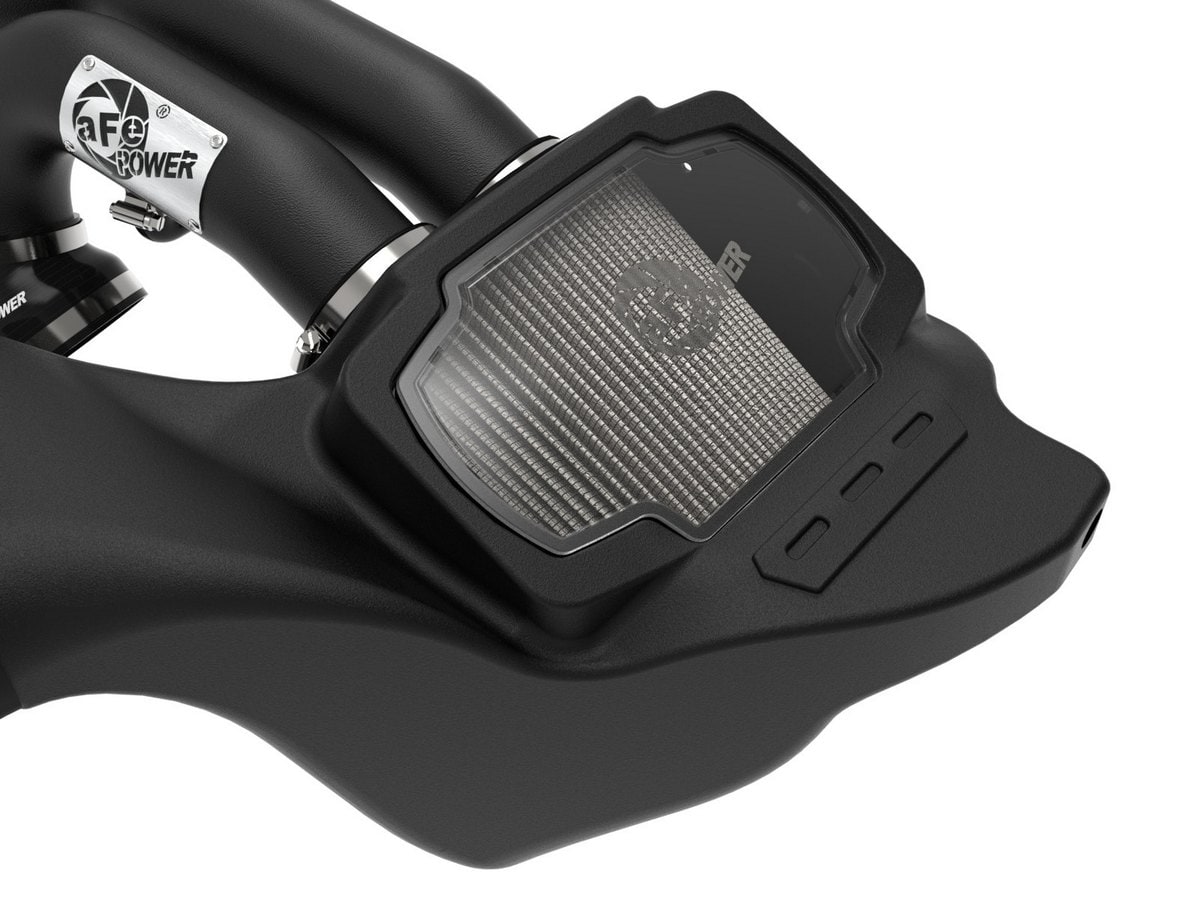 Система холодного впуска Momentum XP, с фильтром Pro DRY S, чёрное исполнение для Ford F-150 Raptor 2021–2026 V6-3.5L (tt), AFE Power — фото 7