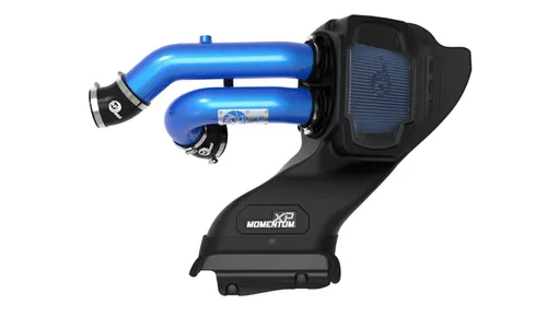 Система холодного впуска Momentum XP, с фильтром Pro 5R, синяя для Ford F-150 Raptor 2021–2026 V6-3.5L (tt), AFE Power — фото 5