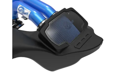 Система холодного впуска Momentum XP, с фильтром Pro 5R, синяя для Ford F-150 Raptor 2021–2026 V6-3.5L (tt), AFE Power — фото 6