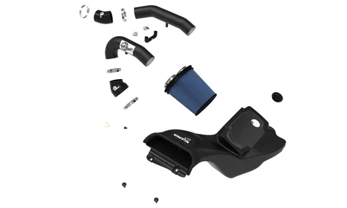 Система холодного впуска Momentum XP, с фильтром Pro 5R, чёрное исполнение для Ford F-150 Raptor 2021–2026 V6-3.5L (tt), AFE Power — фото 2