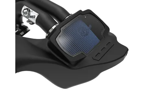 Система холодного впуска Momentum XP, с фильтром Pro 5R, чёрное исполнение для Ford F-150 Raptor 2021–2026 V6-3.5L (tt), AFE Power — фото 7