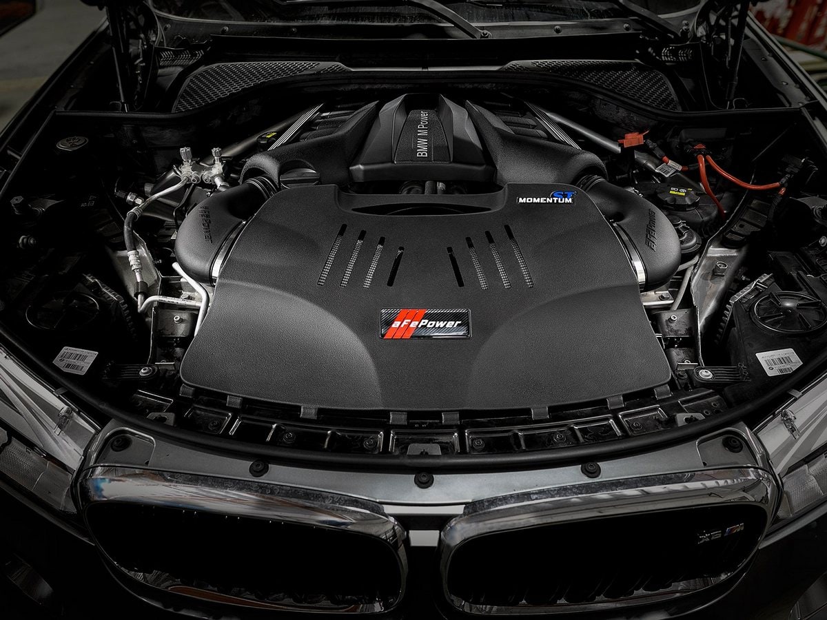 Система холодного впуска Momentum ST, с фильтрами Pro DRY S для BMW X5M (F85) 2015–2018 X6M (F86) 2015–2019 V8-4.4L (tt) S63, AFE Power — фото 3