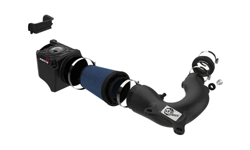 Система холодного впуска Momentum GT, с фильтром Pro 5R для Jeep Wrangler (JK) 2012–2018 V6-3.6L w/ Gen 1 Sprintex Supercharger, AFE Power — фото 2