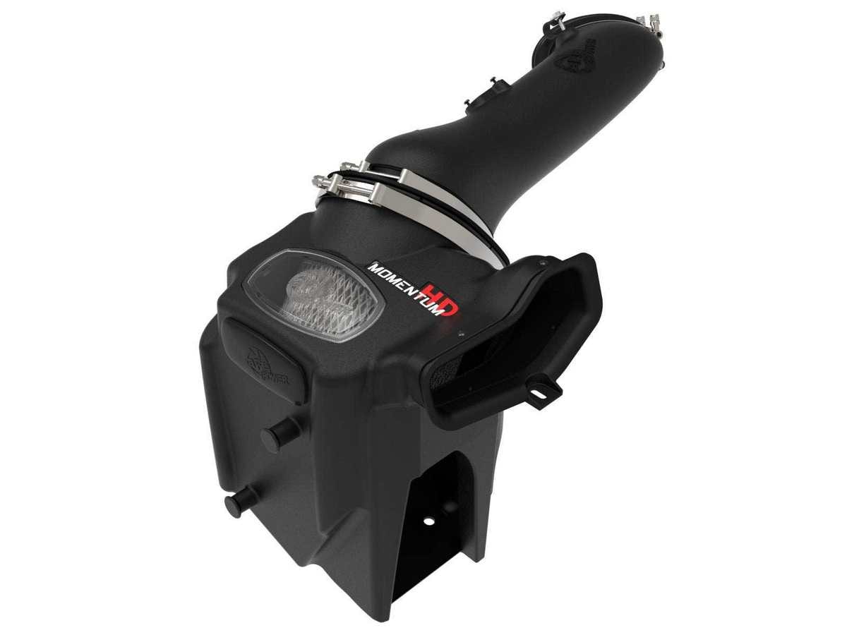 Система холодного впуска Momentum HD, с фильтром Pro DRY S для Ford Diesel Trucks 2020–2026 V8-6.7L (td), AFE Power — фото 1