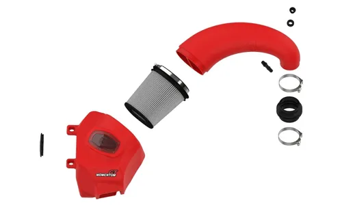 Система холодного впуска Momentum GT Red Edition, с фильтром Pro DRY S для RAM 1500 (DT) 2019–2026 V8-5.7L HEMI, AFE Power — фото 2