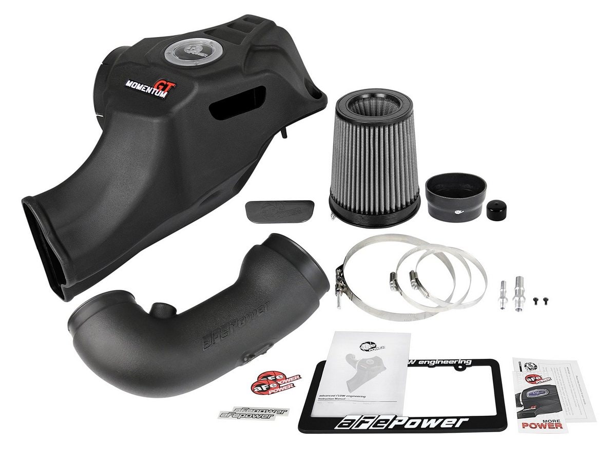Система холодного впуска Momentum GT, с фильтром Pro DRY S для Ford Mustang GT 2018–2023 V8-5.0L, AFE Power — фото 4