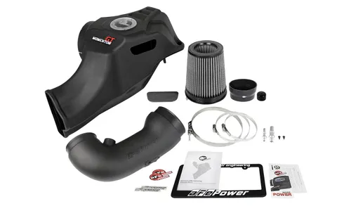 Система холодного впуска Momentum GT, с фильтром Pro DRY S для Ford Mustang GT 2018–2023 V8-5.0L, AFE Power — фото 4