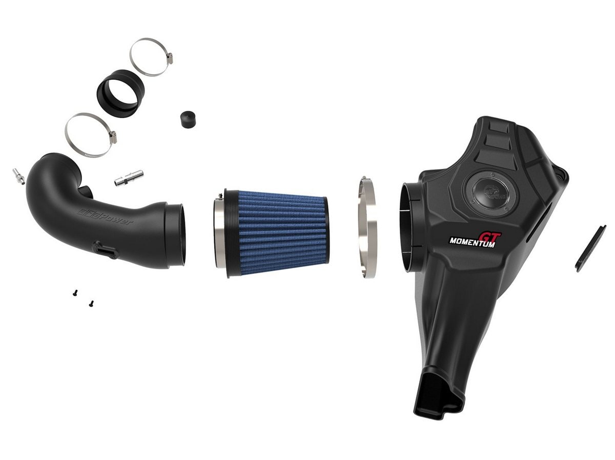 Система холодного впуска Momentum GT, с фильтром Pro 5R для Ford Mustang GT 2018–2023 V8-5.0L, AFE Power — фото 2