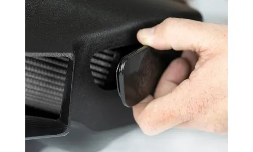 Система холодного впуска Momentum GT, с фильтром Pro DRY S для Volkswagen Golf R 2015–2019 L4-2.0L (t), AFE Power — фото 7