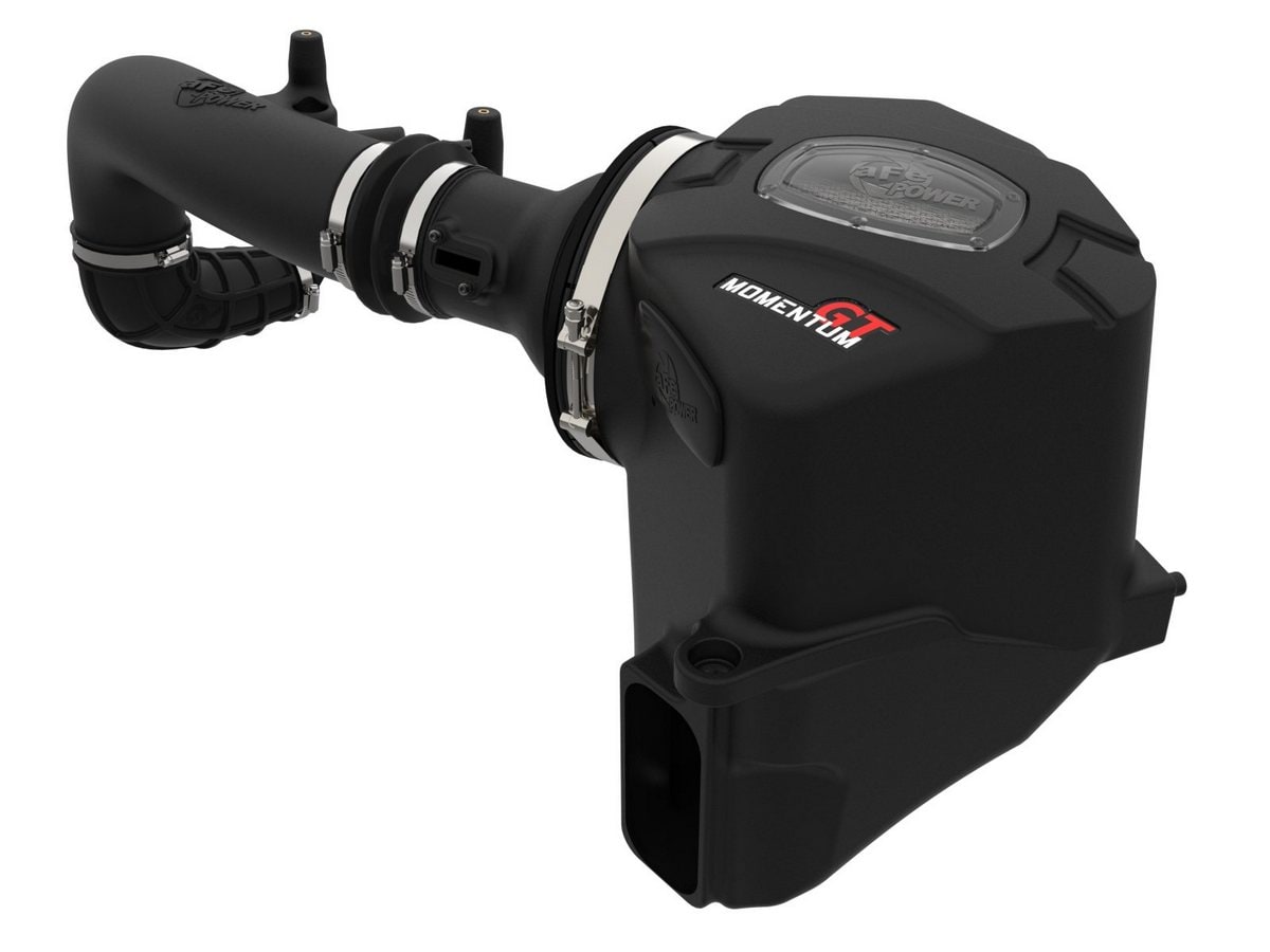 Система холодного впуска Momentum GT, с фильтром Pro DRY S для Chevrolet/GMC Silverado/Sierra 1500 2019–2026 L4-2.7L (t), AFE Power — фото 1