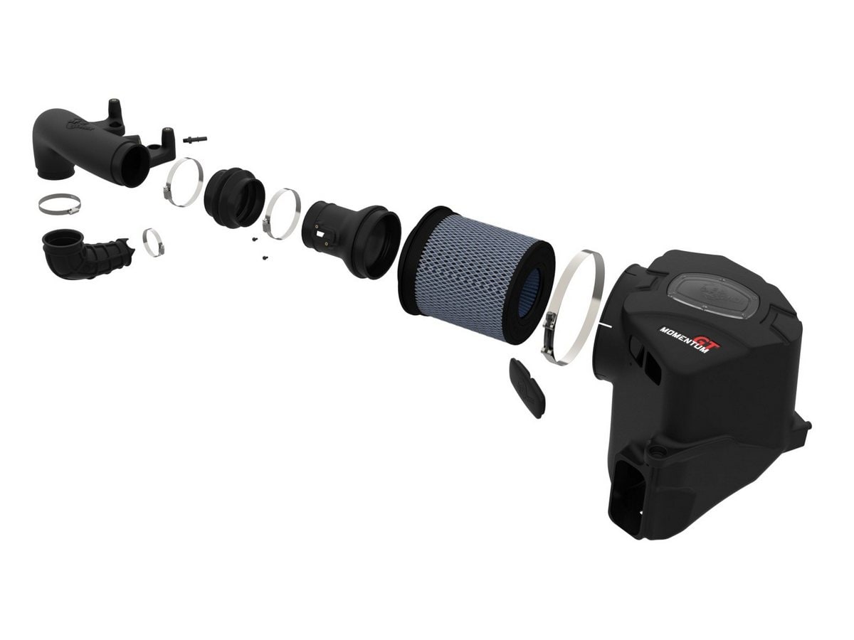 Система холодного впуска Momentum GT, с фильтром Pro 5R для Chevrolet/GMC Silverado/Sierra 1500 2019–2026 L4-2.7L (t), AFE Power — фото 2