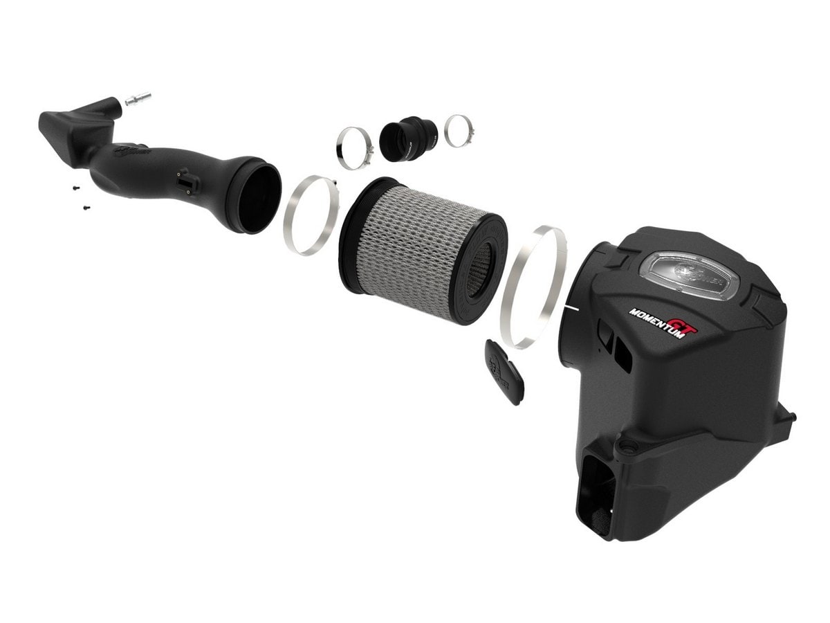 Система холодного впуска Momentum GT, с фильтром Pro DRY S для Chevrolet/GMC Silverado/Sierra 1500 2019–2021 V6-4.3L, AFE Power — фото 2