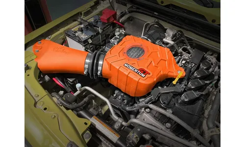 Система холодного впуска Momentum GT Orange Edition, с фильтром Pro DRY S для Suzuki Jimny 2019–2026 L4-1.5L, AFE Power — фото 3
