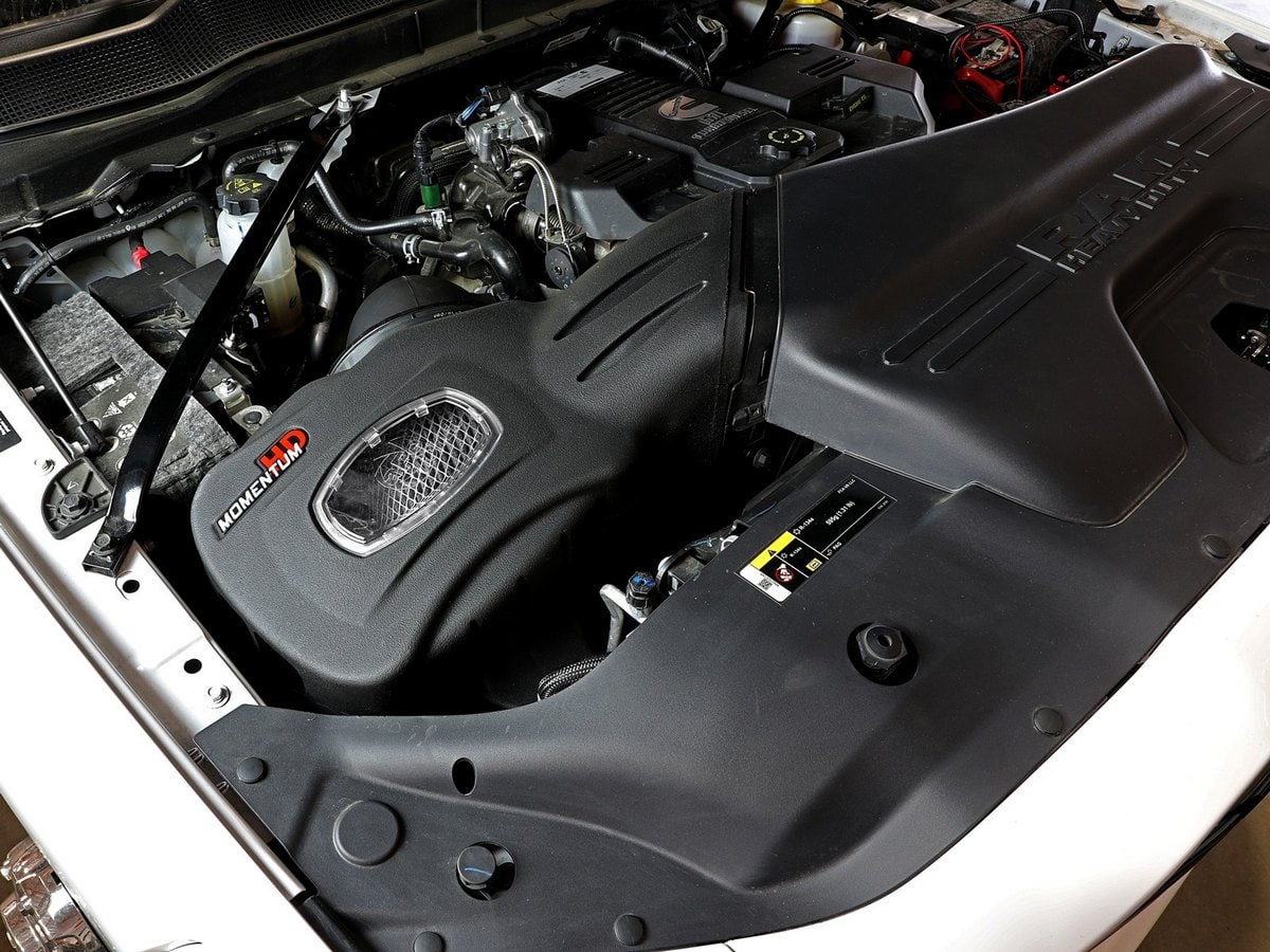 Система холодного впуска Momentum HD, с фильтром Pro DRY S для RAM Diesel Trucks 2019–2024 L6-6.7L (td), AFE Power — фото 3