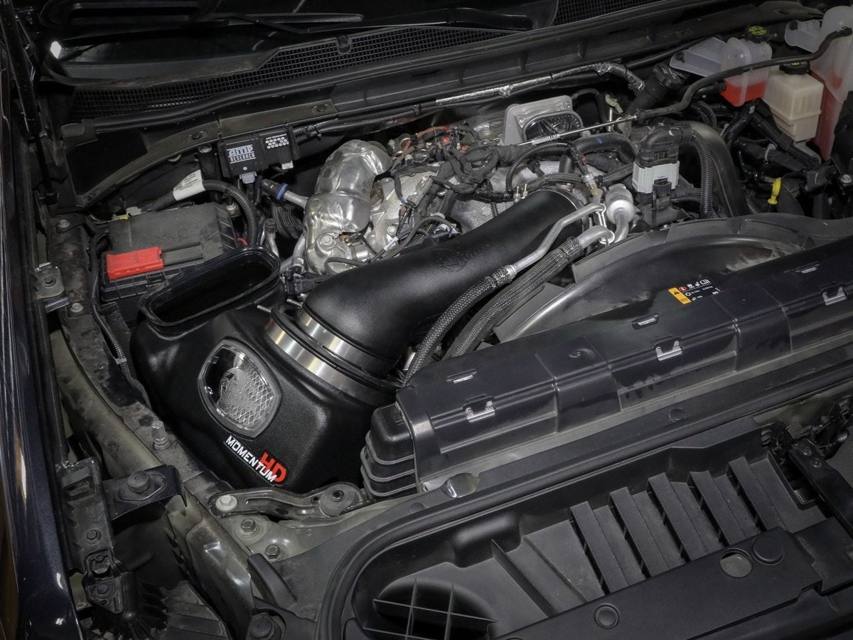 Система холодного впуска Momentum HD, с фильтром Pro DRY S для Chevrolet/GMC Diesel Trucks 2020–2026 V8-6.6L (td) L5P, AFE Power — фото 3