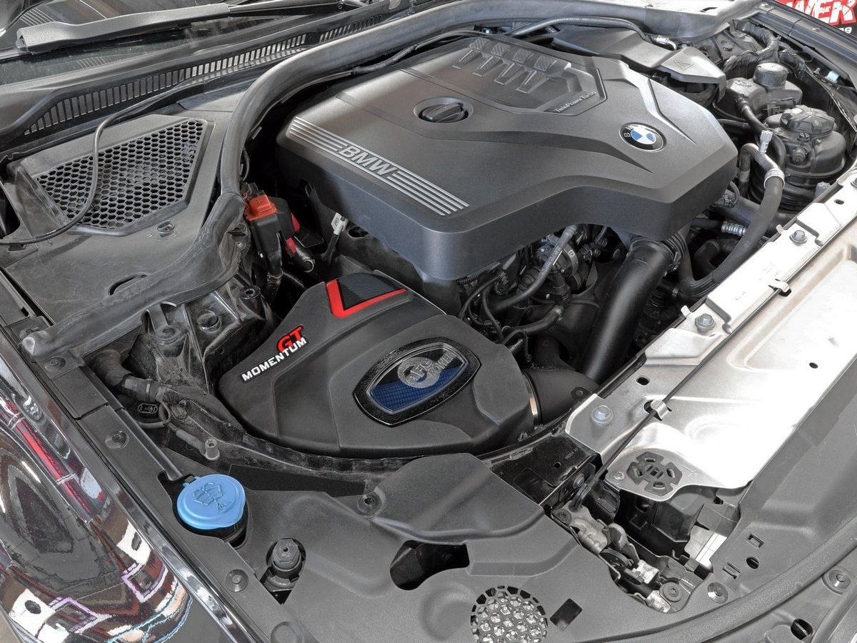 Система холодного впуска Momentum GT, с фильтром Pro 5R для BMW 330i (G20) 2019–2024 L4-2.0L (t) B48, AFE Power — фото 3