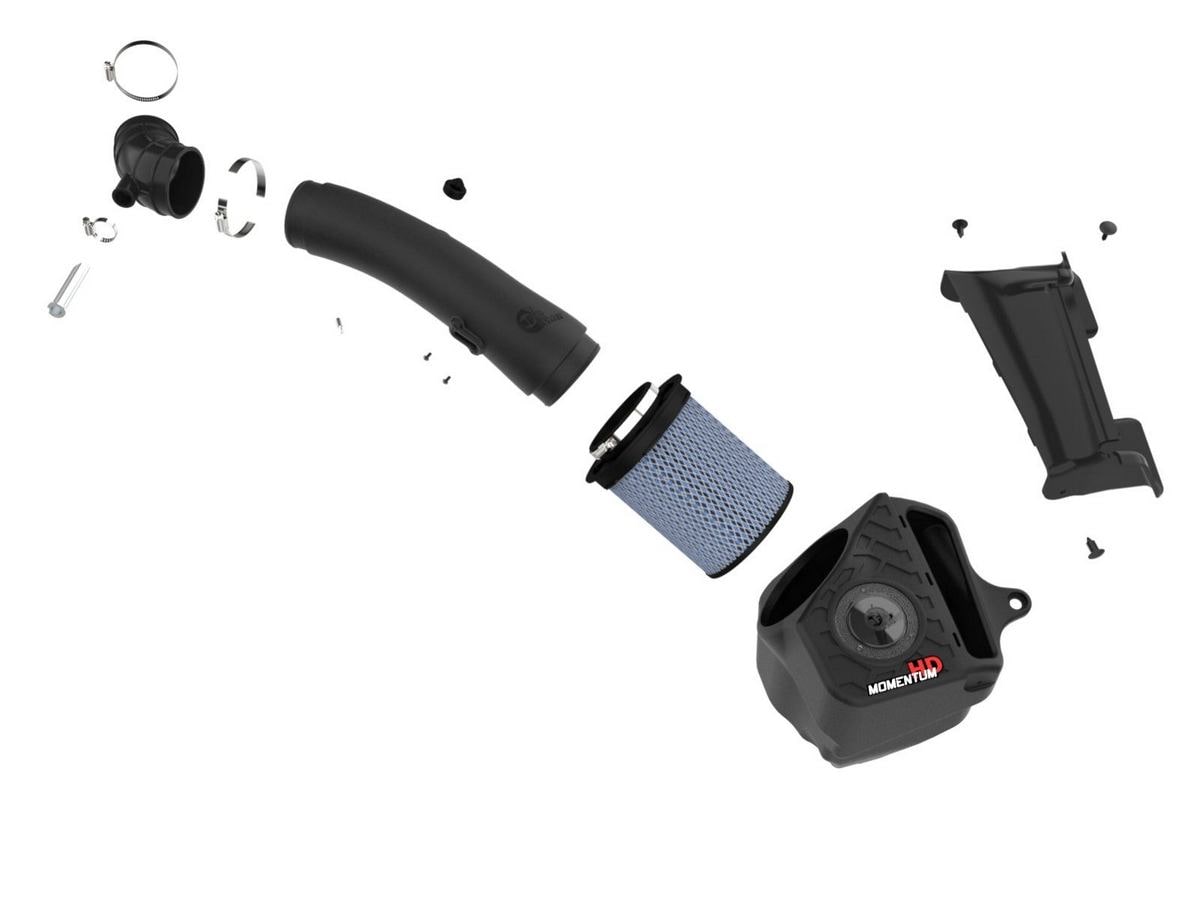 Система холодного впуска Momentum HD, с фильтром Pro 10R для Jeep Wrangler (JL)/Gladiator (JT) 2020–2023 V6-3.0L (td) EcoDiesel, AFE Power — фото 2