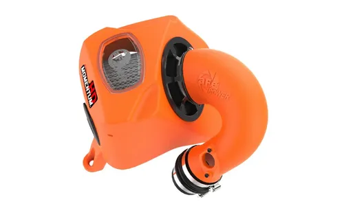Система холодного впуска Momentum HD Orange Edition, с фильтром Pro DRY S для Toyota Hilux 2015–2026 L4-2.4/2.8L (td), AFE Power — фото 4