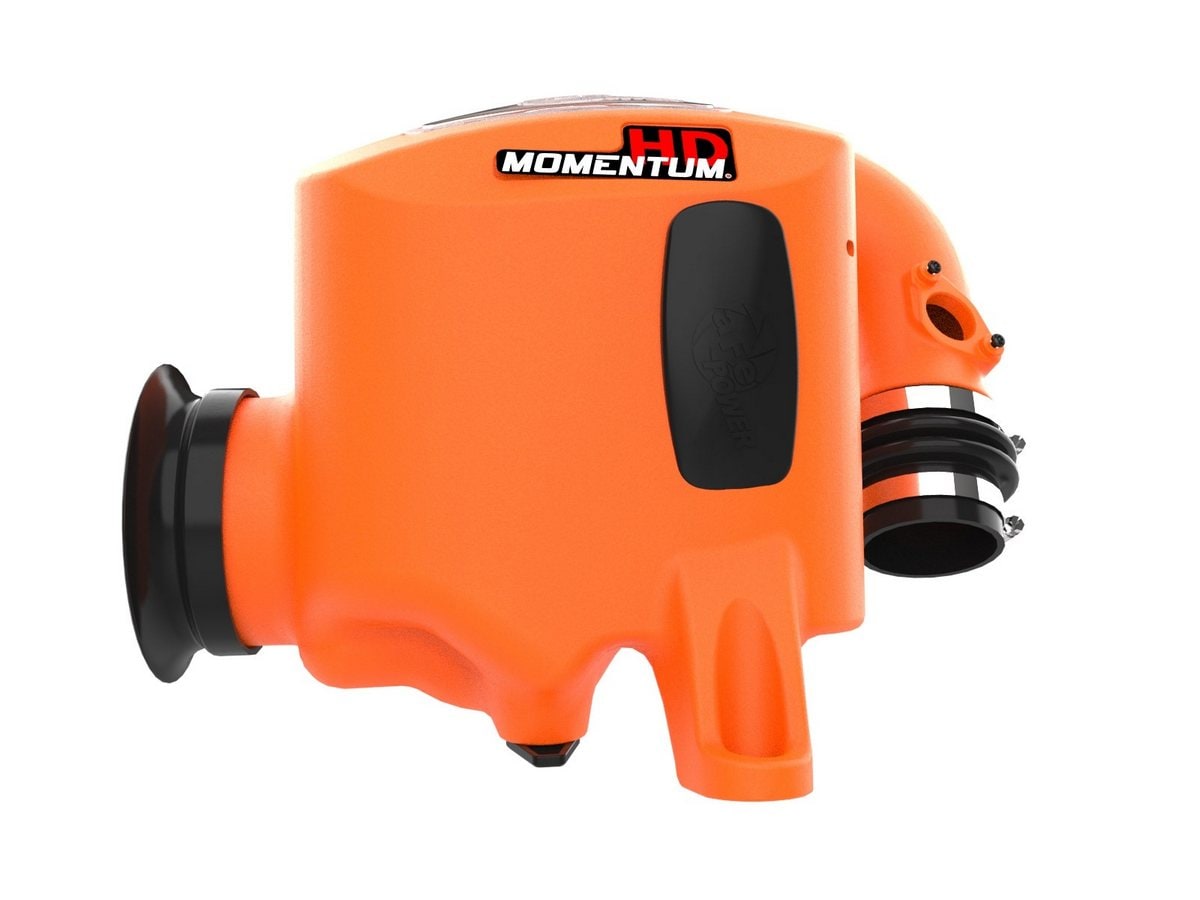 Система холодного впуска Momentum HD Orange Edition, с фильтром Pro DRY S для Toyota Hilux 2015–2026 L4-2.4/2.8L (td), AFE Power — фото 5