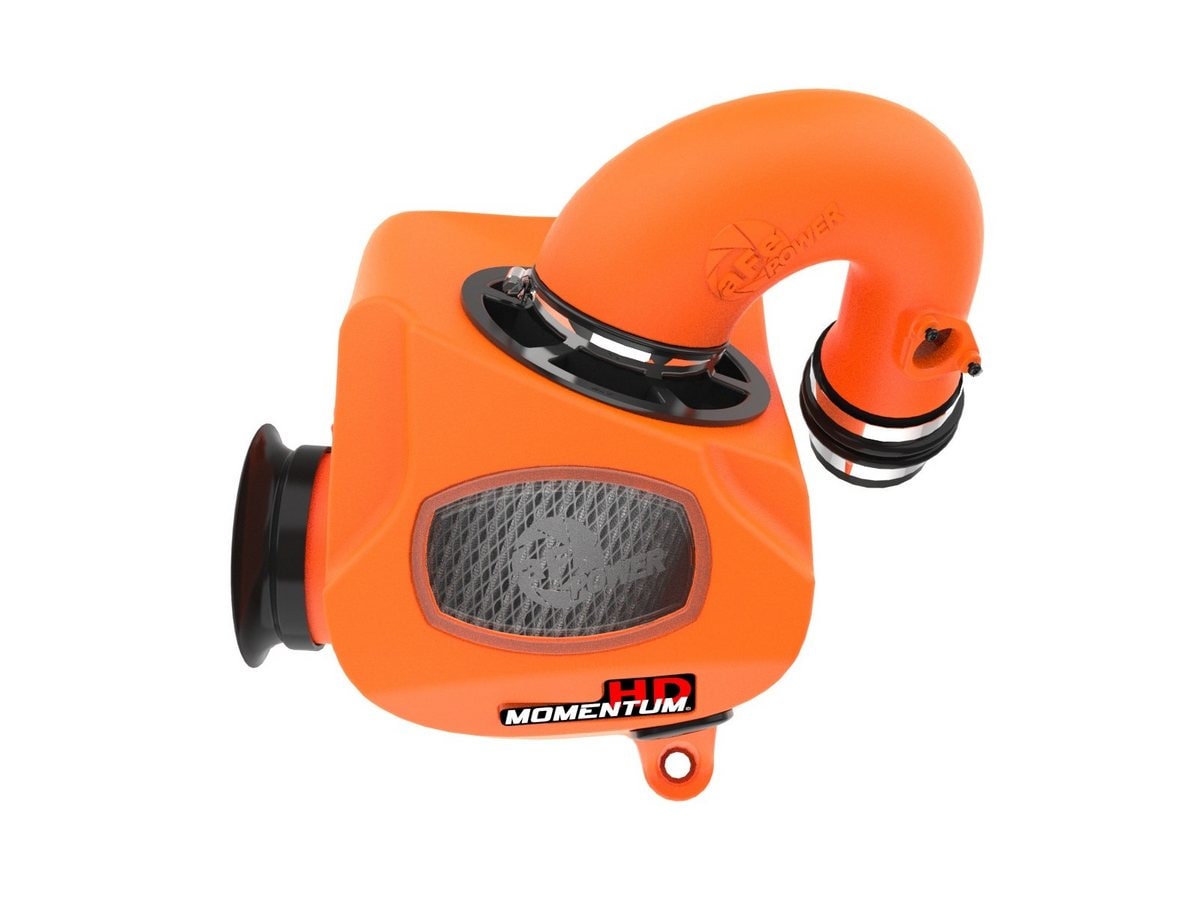 Система холодного впуска Momentum HD Orange Edition, с фильтром Pro DRY S для Toyota Hilux 2015–2026 L4-2.4/2.8L (td), AFE Power — фото 6